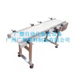 白色皮帶雙護(hù)欄輸送機